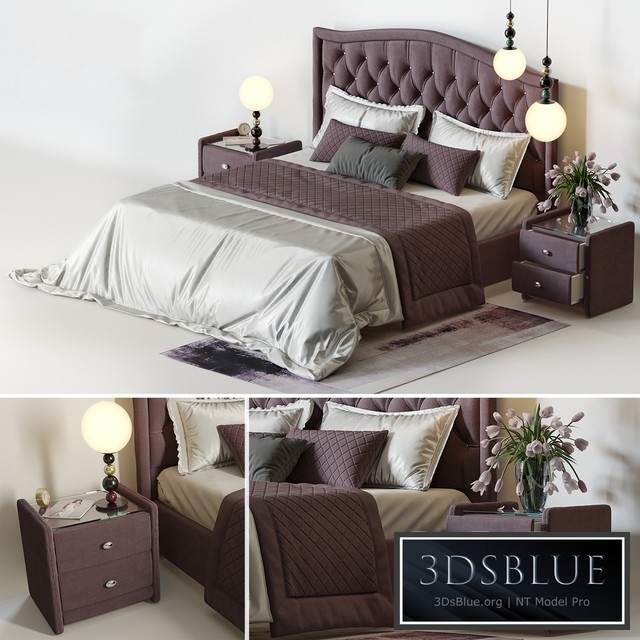 Bedroom Askona, fixtures from the designer Fredrik Mattson111