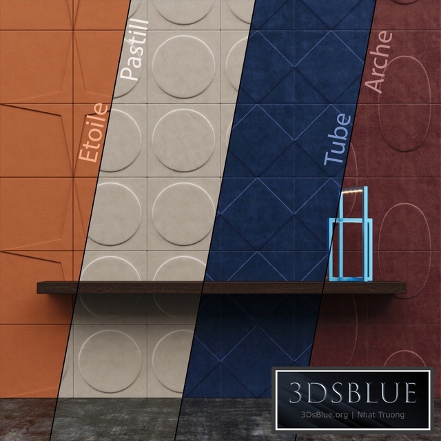 CUIR AU CARRE Wall Panels Part 2