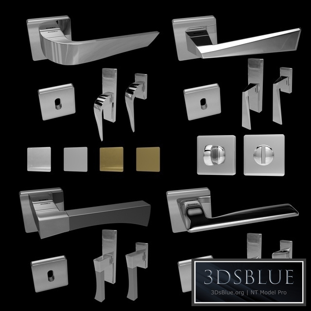 Handles for doors and windows Mandelli (4 pcs., 4 colors) 3