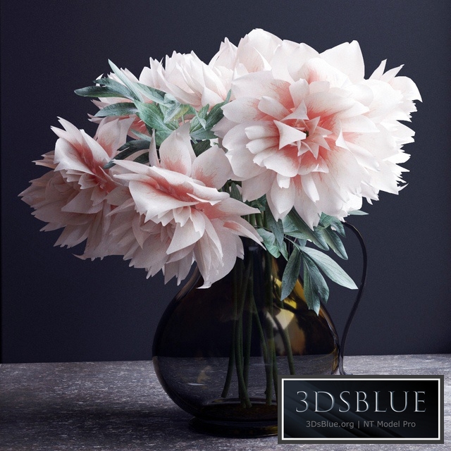 Bouquet of flowers in a vase 10