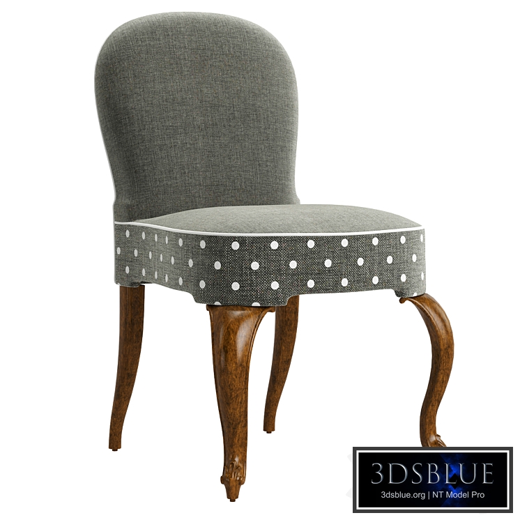 Jonathan Charles Gunby Gray Fruitwood Dining Side Chair