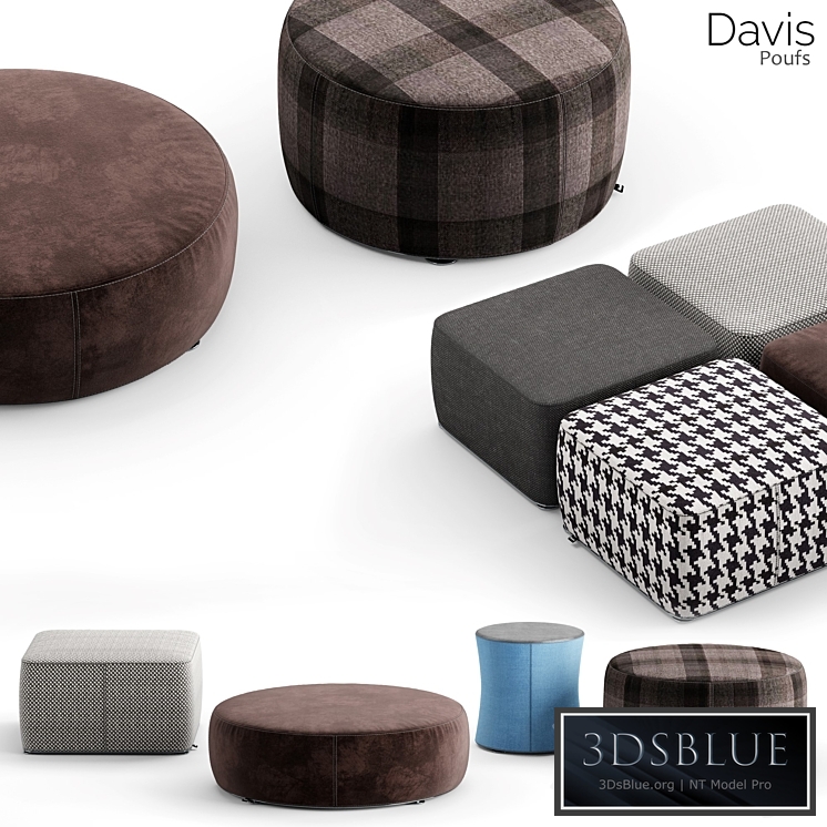 Minotti Davis Poufs