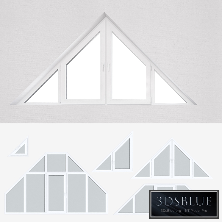 A set of plastic windows 12