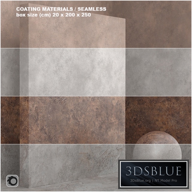 Material (seamless) - coating, plaster set 33