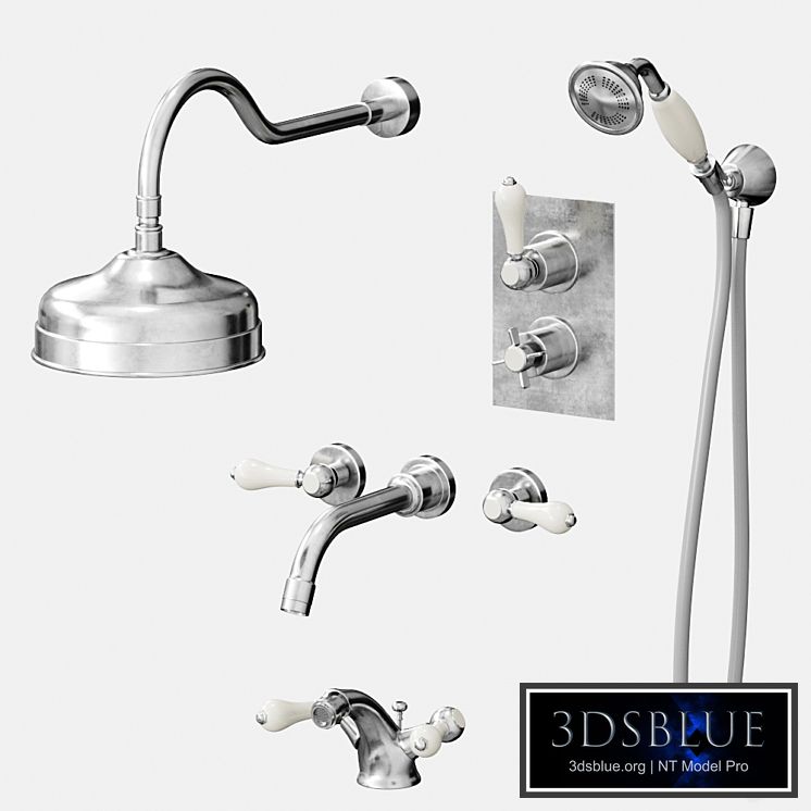 A set of mixers for bathroom and shower Bruma