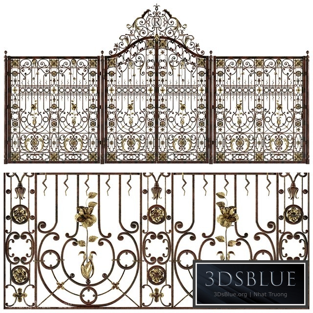 Forged gates and fences