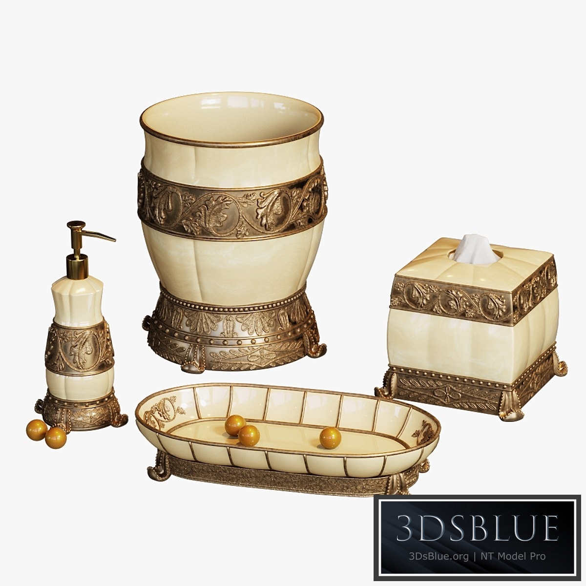 Chalmette Elegant Bath Accessories