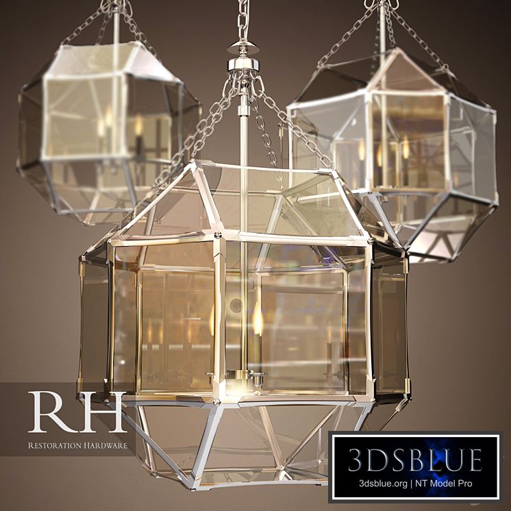RH PARISIAN OCTAGONAL CHANDELIER (3 size)