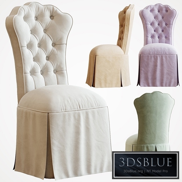 HORCHOW Allison Tufted Vanity Chair