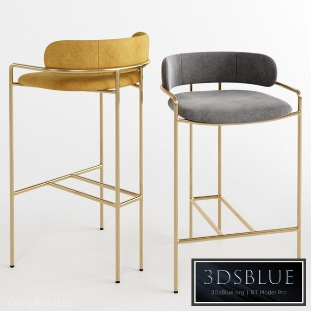 WEST ELM Lenox Velvet Bar + Counter Stools