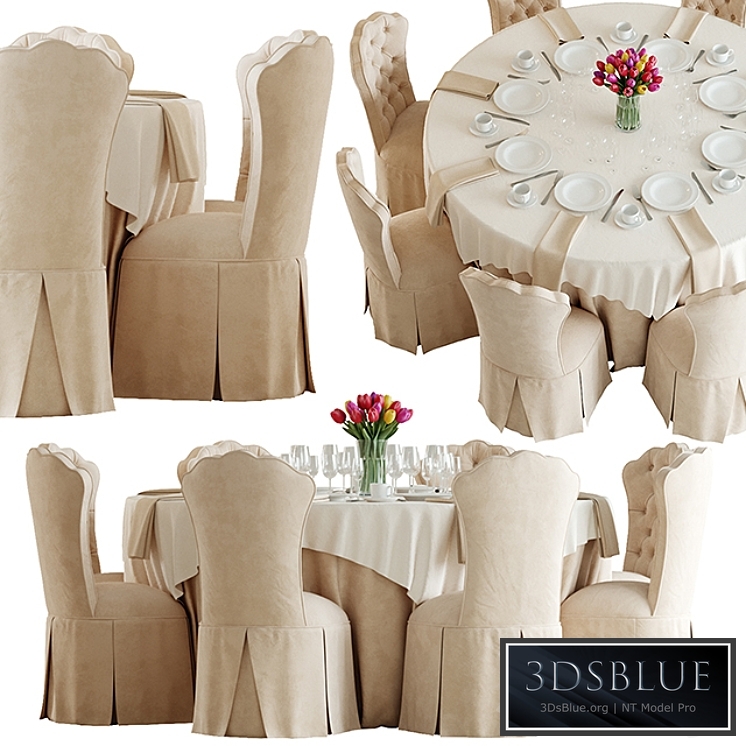 HORCHOW Allison Tufted Vanity Chair