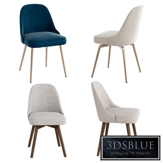 WEST ELM Mid-Century Chair set