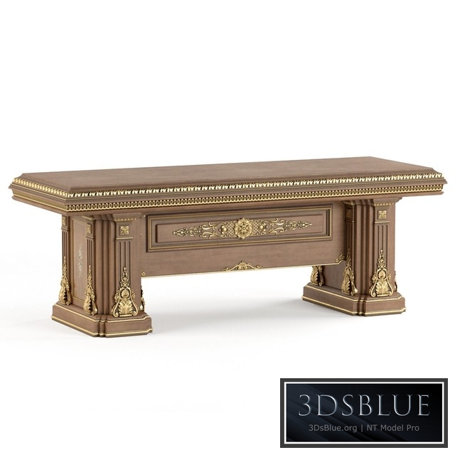 A writing desk in the classical style of Francesco Molon