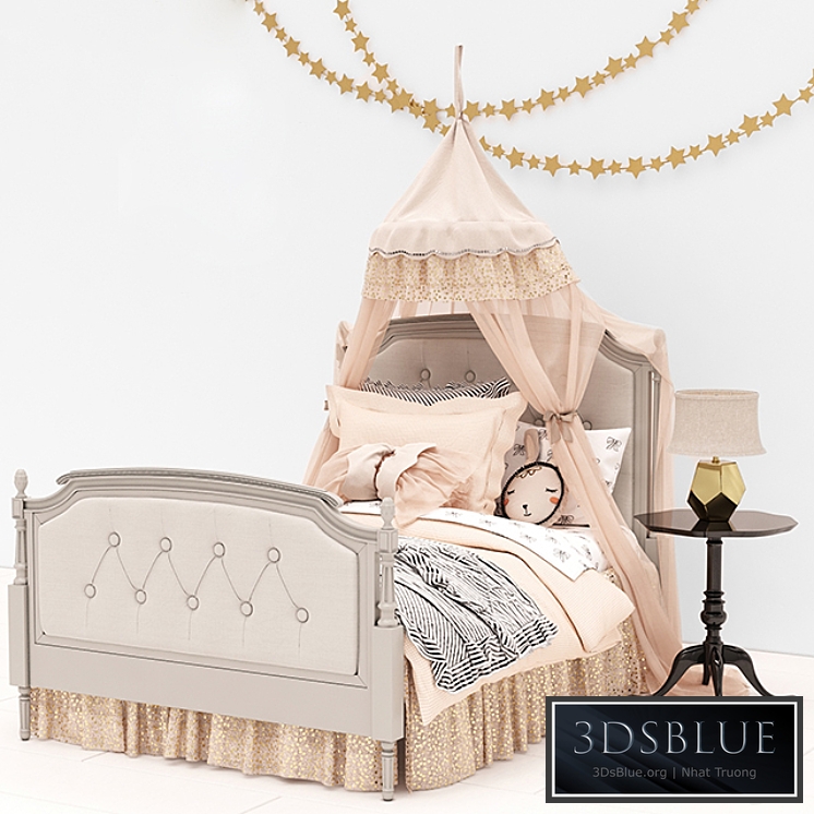 Pottery Barn Kids Blythe Tufted Bed