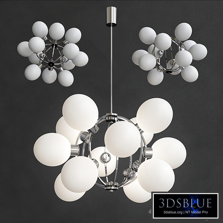 Space Age Sputnik Lamp 12