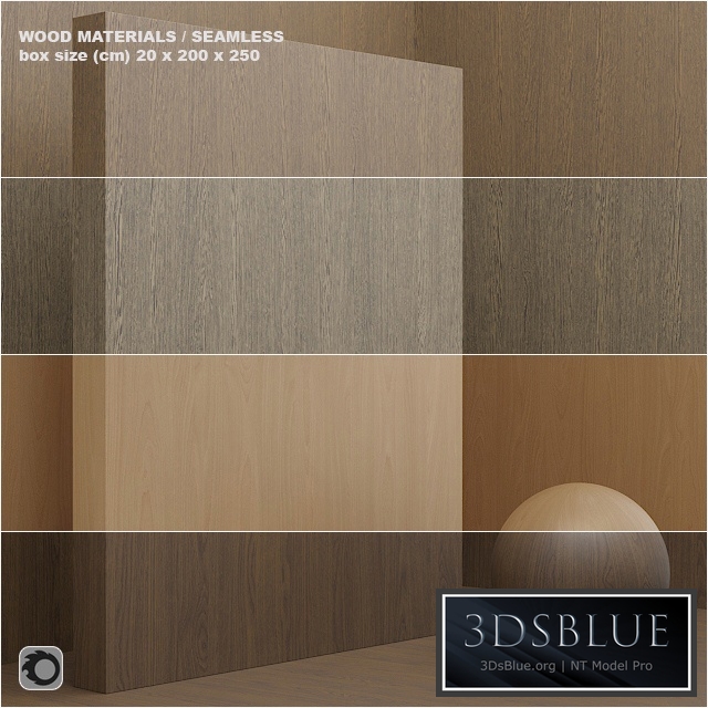 Material wood / veneer (seamless) - set 8