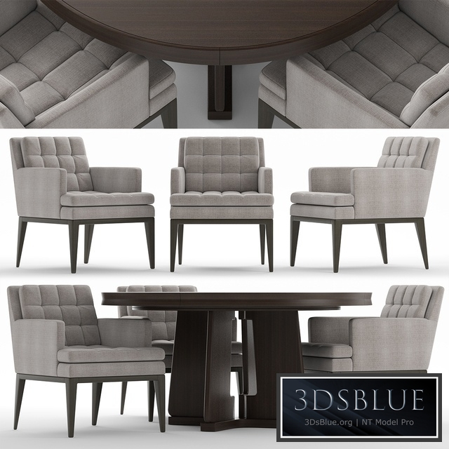 Table and chairs baker DINING CHAIR1