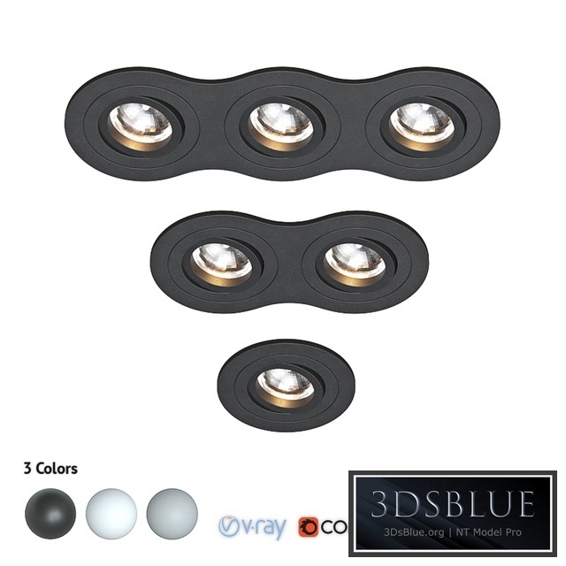 Set of built-in luminaires INTERO LS