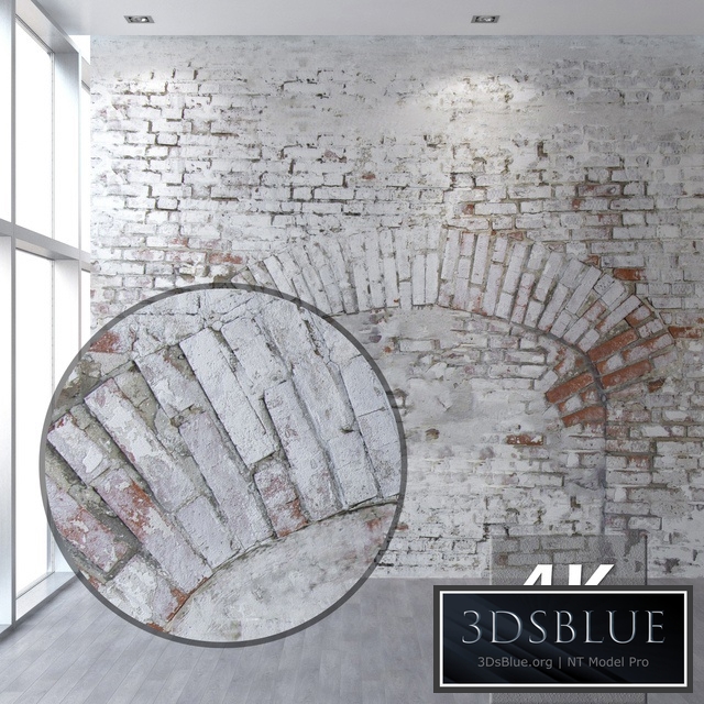 Brick wall 59 (with a blocked arch)