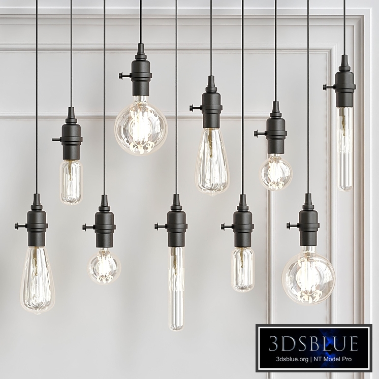 Vintage style pendant lights