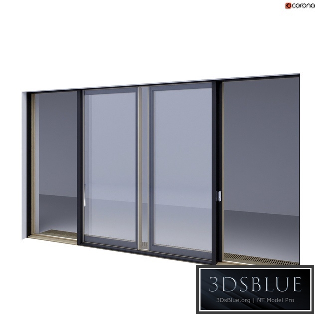 Wood-aluminum sliding stained-glass windows 1