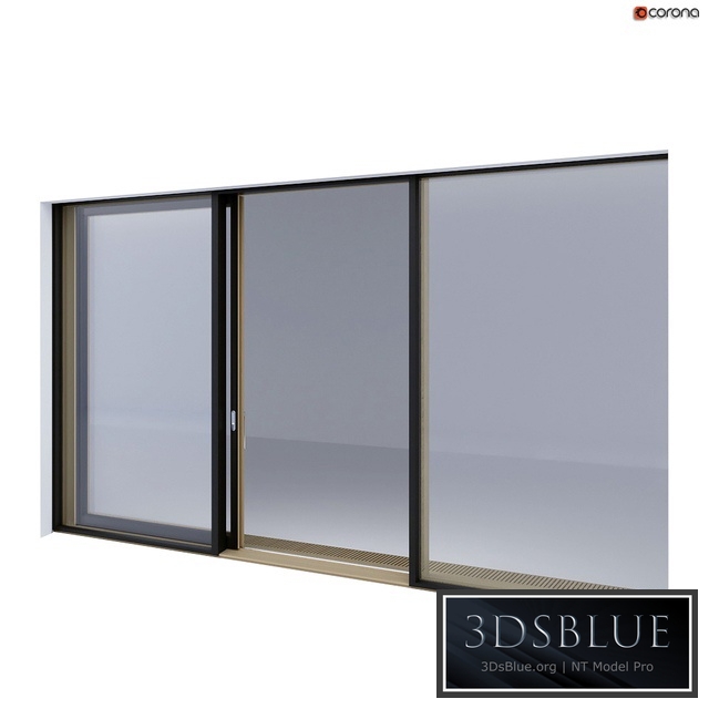 Wood-aluminum sliding stained-glass windows 2