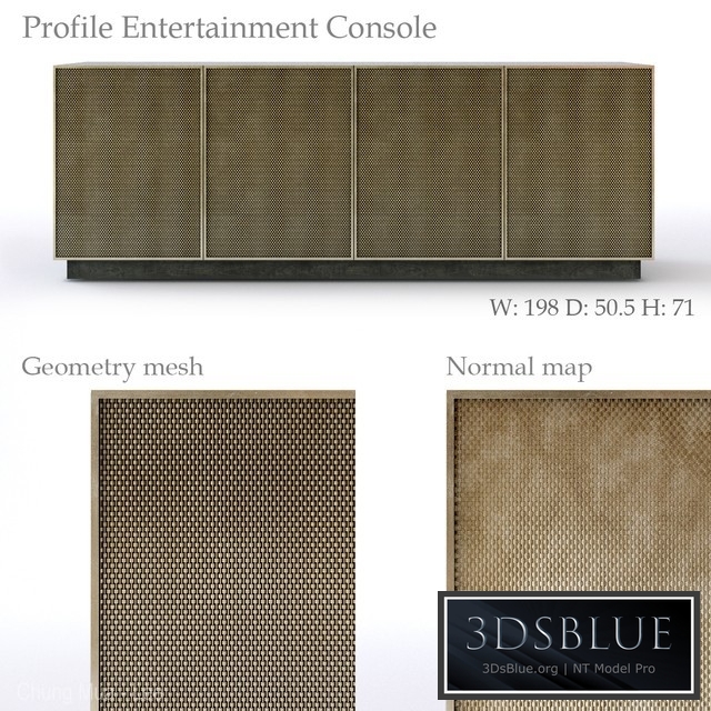 Bernhardt Profile Entertainment Console