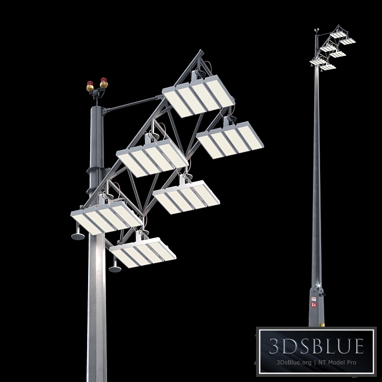 Lighting support with EWO floodlights