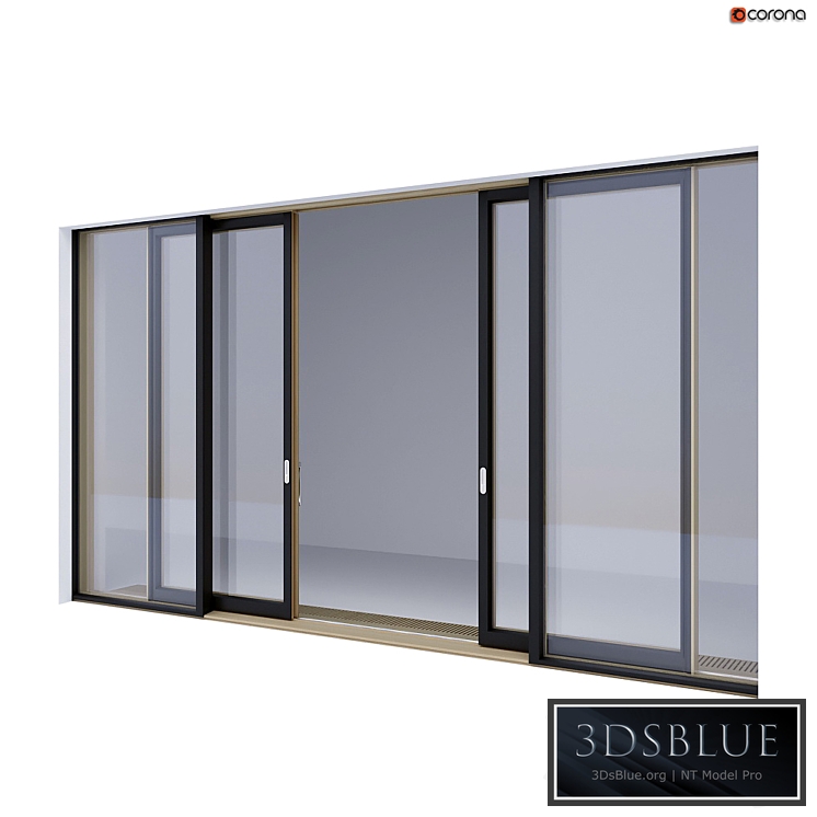 Wood-aluminum sliding stained-glass windows 3