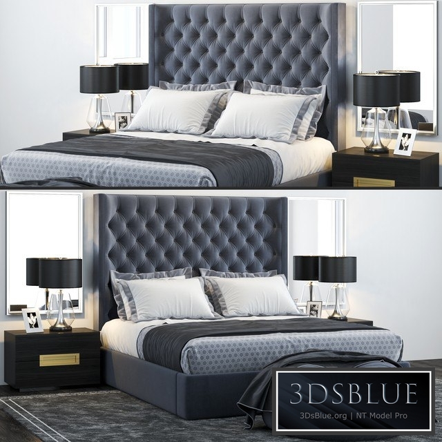 Restoration Hardware Zadie Tufted Bed