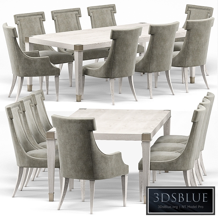 Hayley Hollywood Dining Table and Chairs