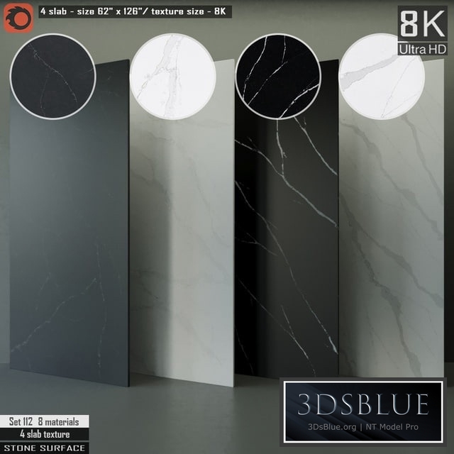 Stone Slab & Seamless texture Set 112