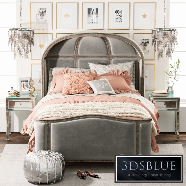 VERSAILLES UPHOLSTERED BED