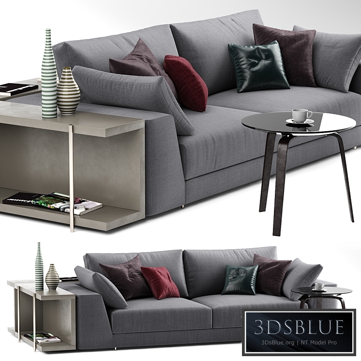 Argo gray sofa AG002 - MisuraEmme