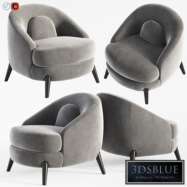 Bocca Lounge Chair Josephdirand