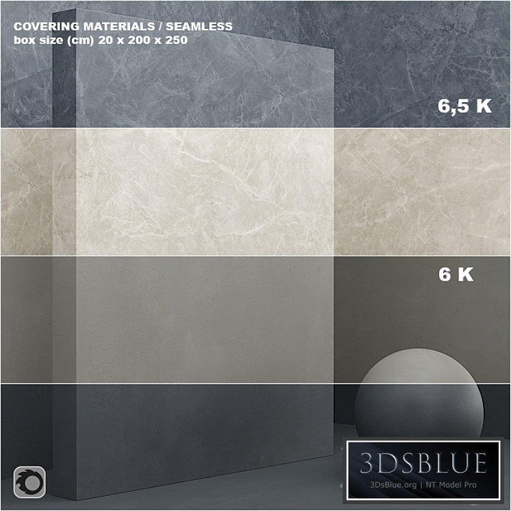Material (seamless) - coating, marble, plaster set 41