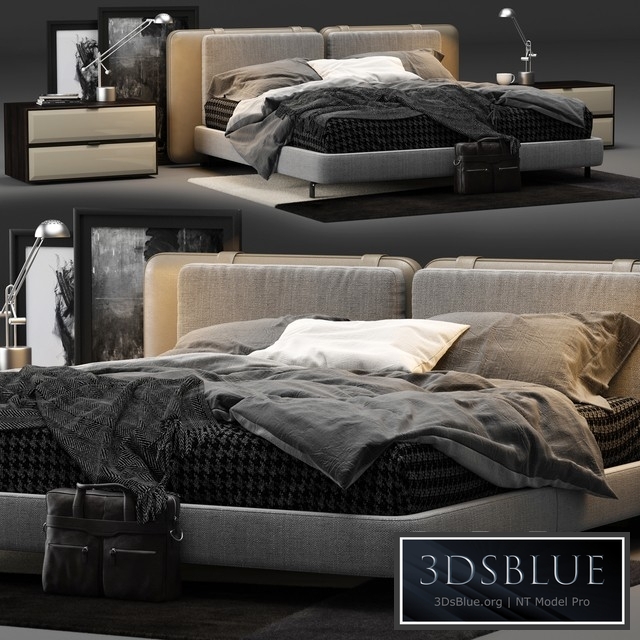 Minotti Tatlin Soft Bed