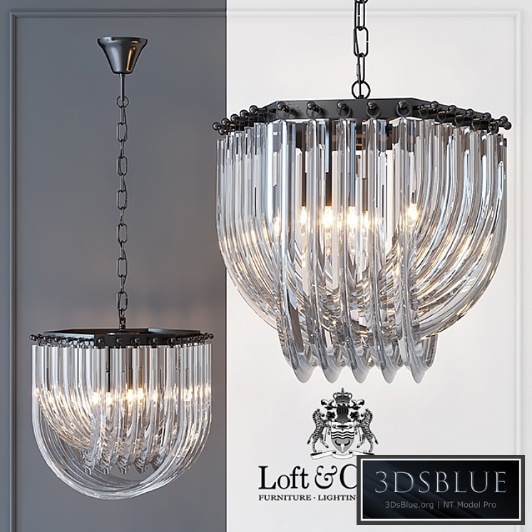 Chandelier Frozen Glass Chandelier 33