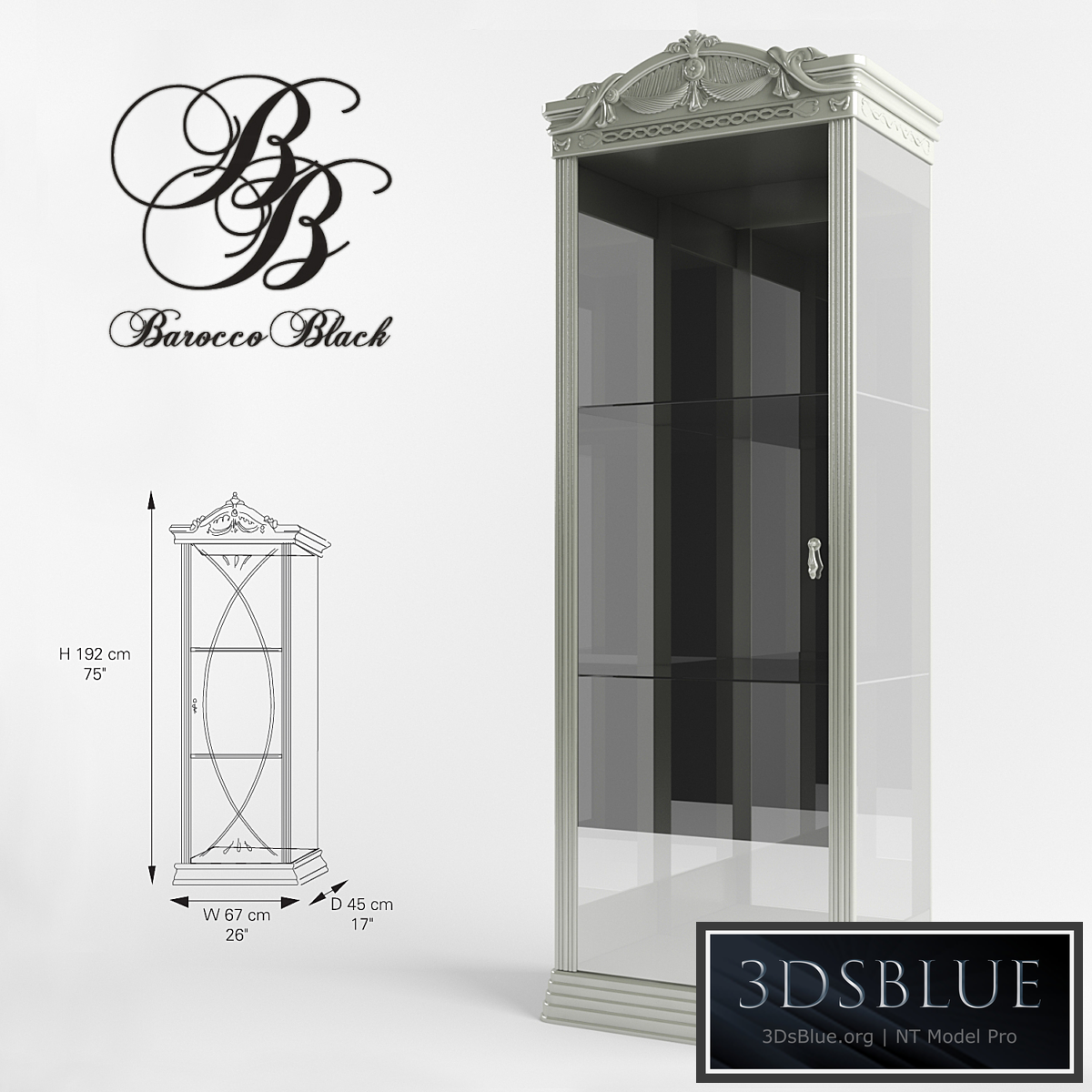 Barocco Black 1 door China