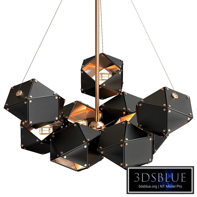 WELLES Central Chandelier von Gabriel Scott