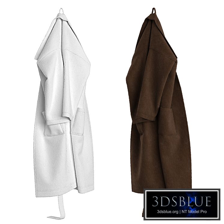 Coat on the hook / Bathrobe on hook