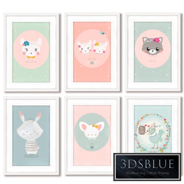 Posters for the decoration of the children&#39;s room.