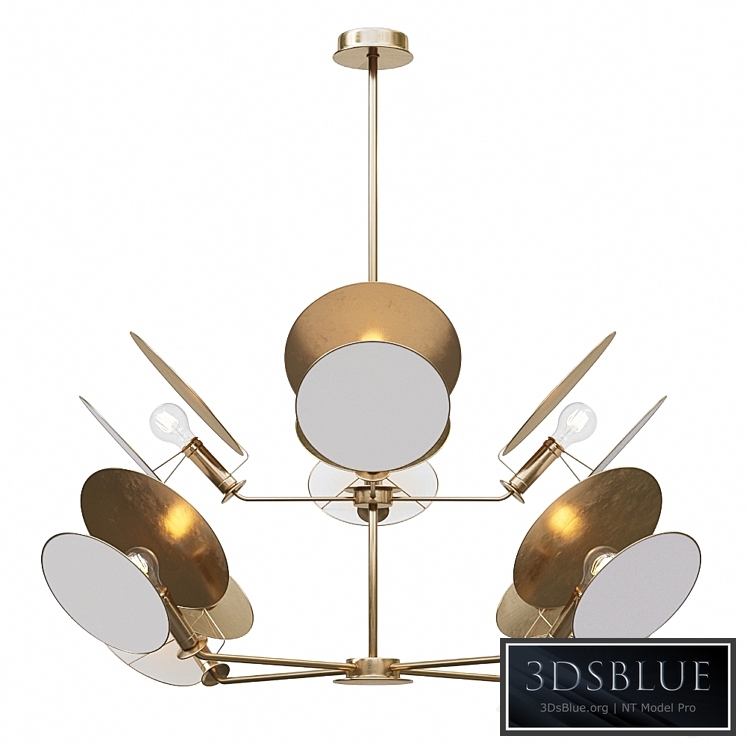 Visual Comfort Thomas OBrien Osiris Large Reflector Chandelier