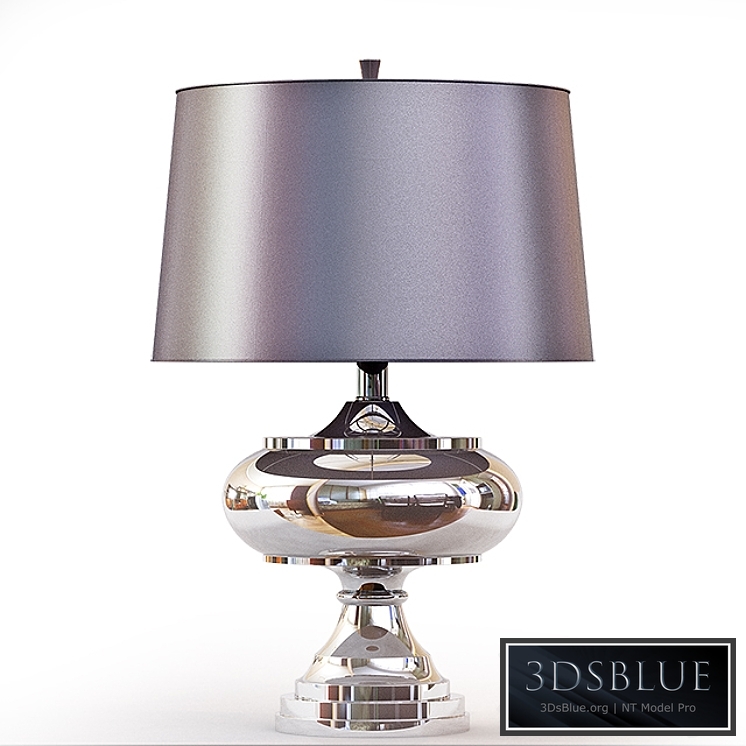 Polished Chrome Plated David Frisch Jelani Table Lamp