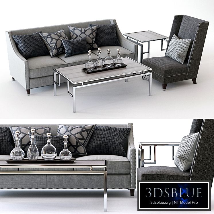 Bernhardt Palisades Sofa and Driscoll Chair