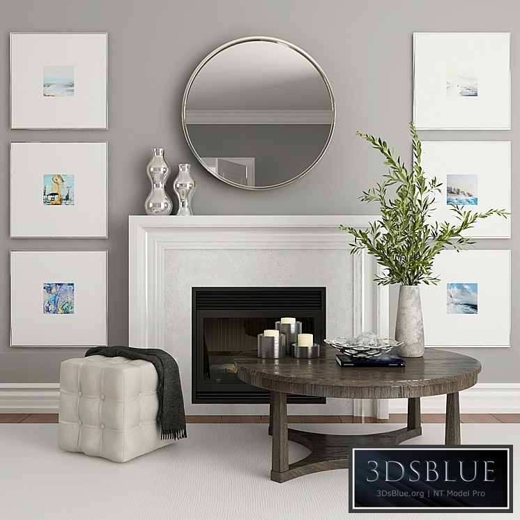 Fireplace and decor 2