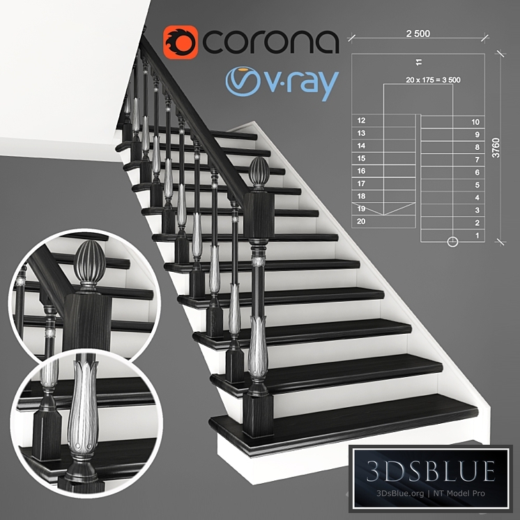Two-staircase, 1 version