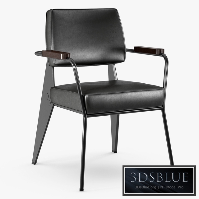 Vitra - Fauteuil direction by Jean Prouve