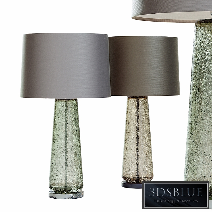 Mid Century Studio Art Glass Lamp