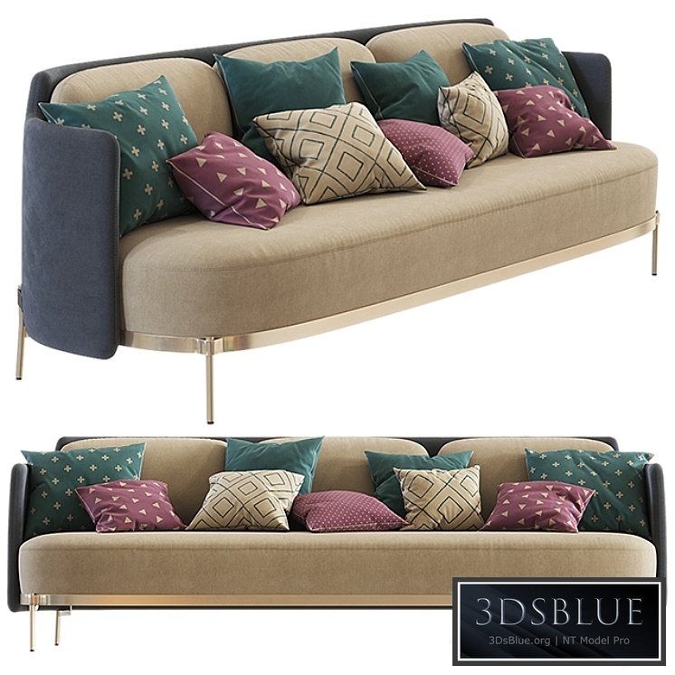 Minotti Tape Sofa (three seats)